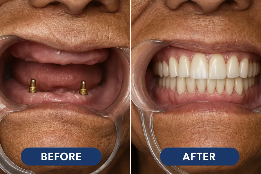 Full mouth dental implants treatment explained by AB’S Dental & Aesthetics Guntur
