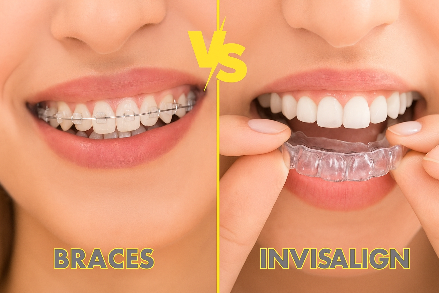 Invisalign clear aligner treatment case study at AB’S Dental & Aesthetics Guntur